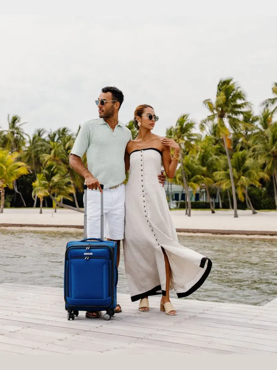Дорожная сумка на колесиках Samsonite X-Tralight 4 — изображение 9 из 9, синий