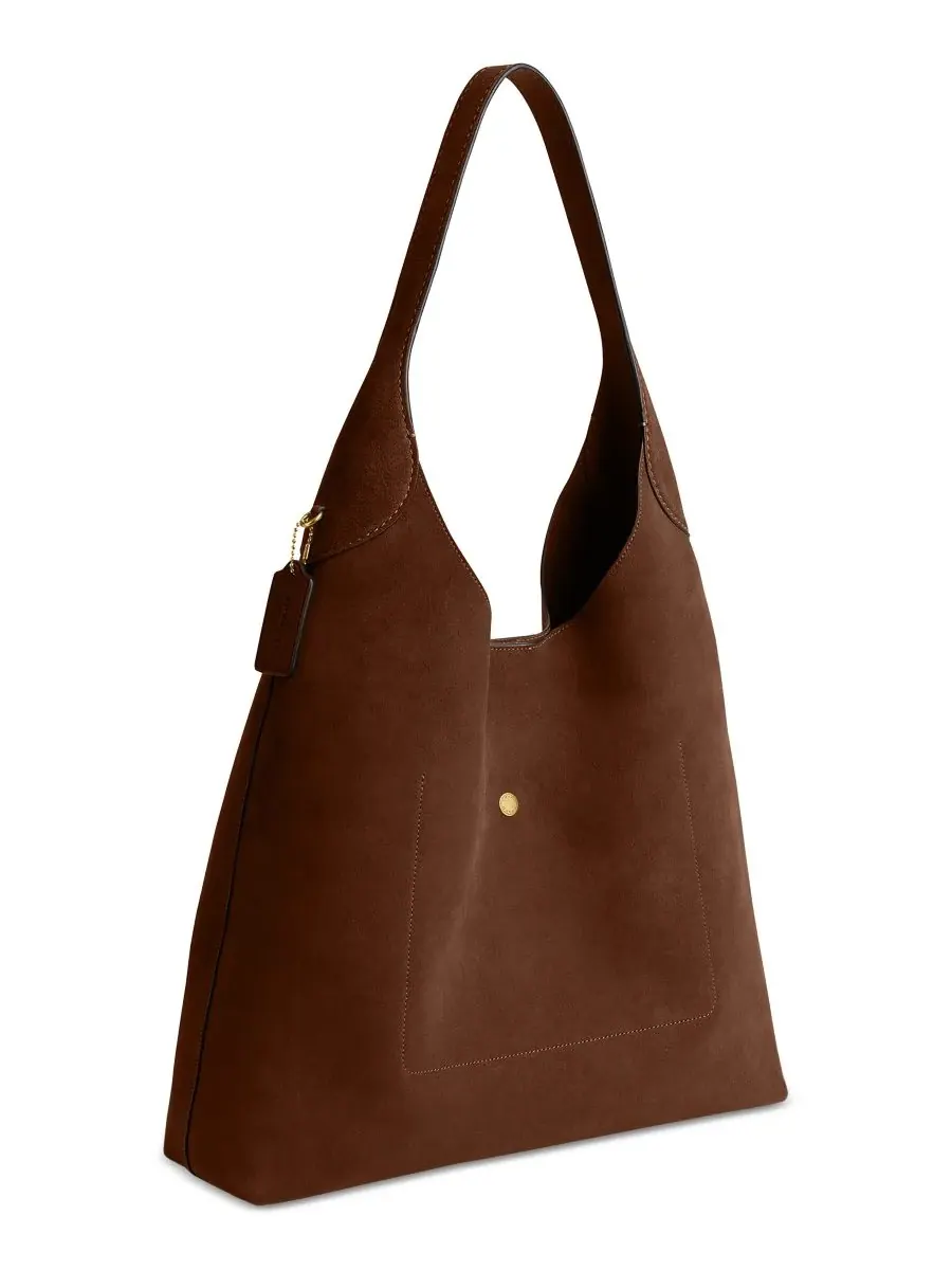 Сумка-хобо Coach Shoulder Brooklyn 39 — изображение 2 из 7, коричневый
