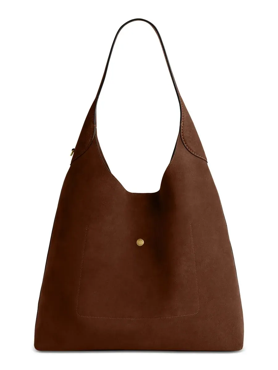 Сумка-хобо Coach Shoulder Brooklyn 39 — изображение 3 из 7, коричневый