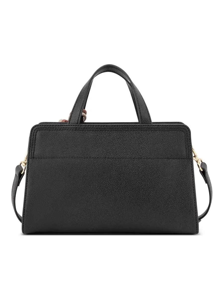 Сумка через плечо Khora Small Top Handle Satchel Nine West — изображение 2 из 4, черный