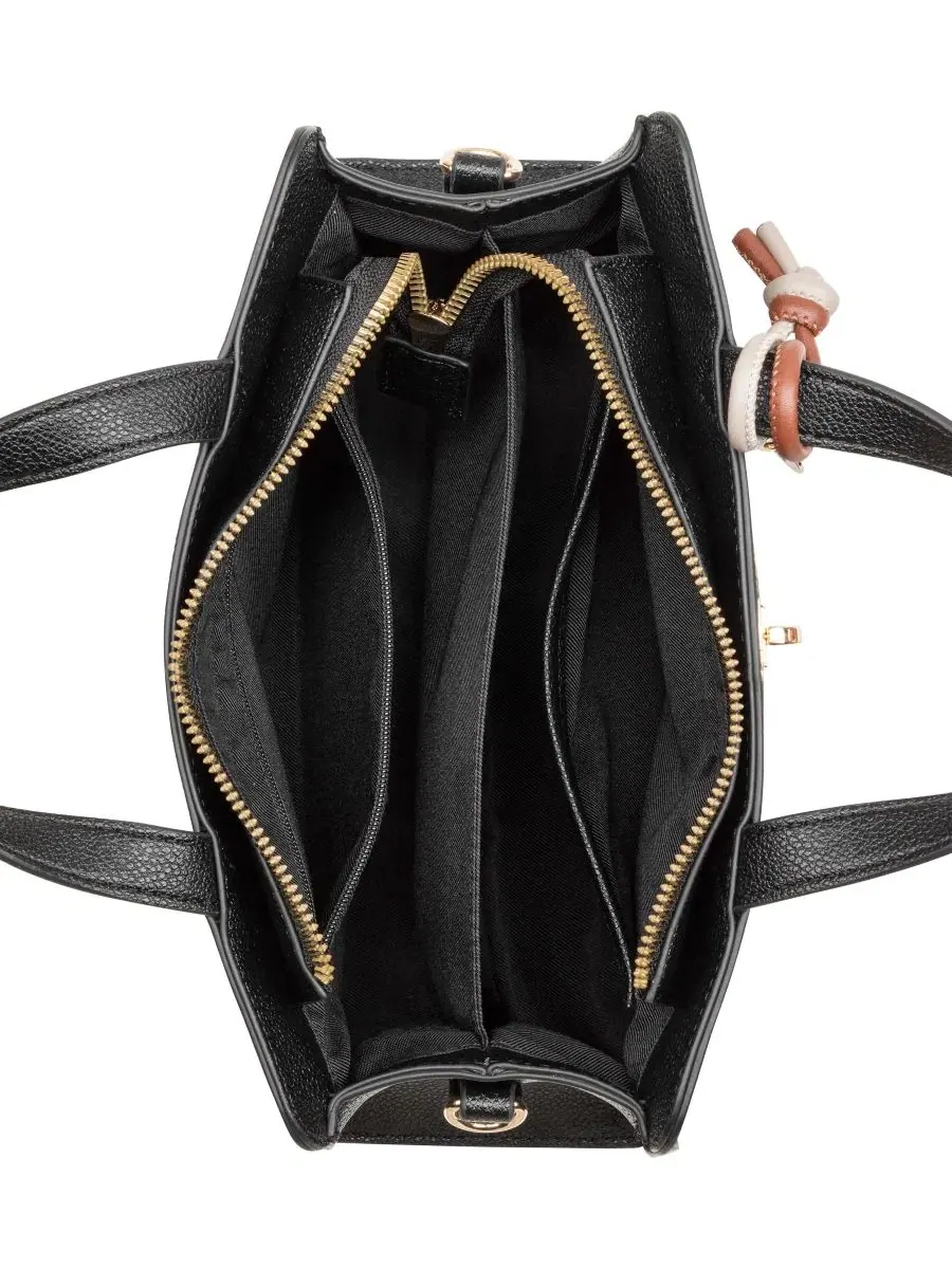 Сумка через плечо Khora Small Top Handle Satchel Nine West — изображение 4 из 4, черный