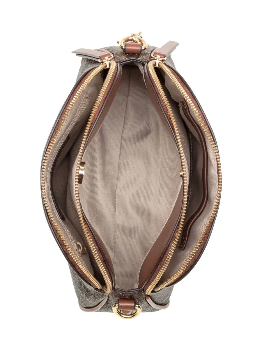 Небольшая сумка через плечо с украшением Calianna Dome Nine West — изображение 4 из 5, коричневый