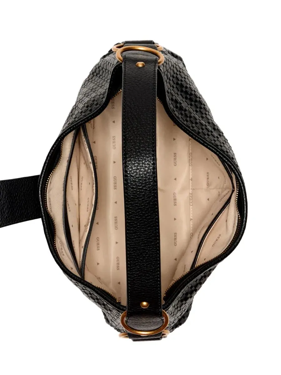 Сумка через плечо Camden Large Shoulder Handbag GUESS — изображение 3 из 4, черный