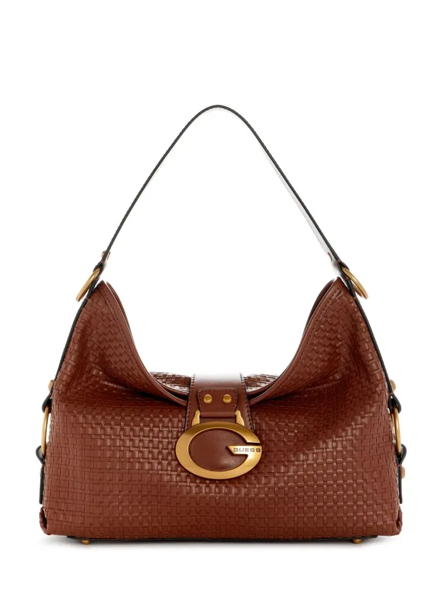 Сумка через плечо Camden Large с золотой фурнитурой GUESS