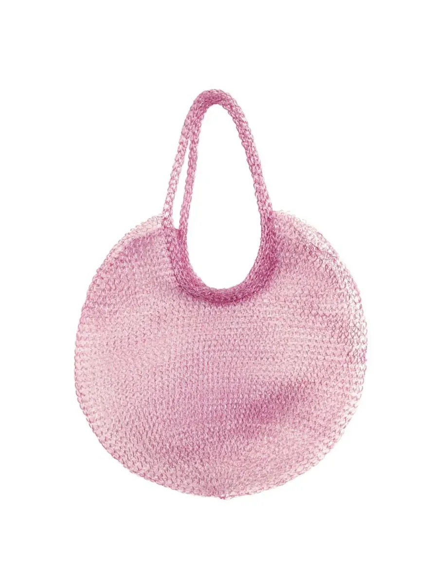 Сумка-шопер The Sol Mesh Wire Tote Bag Brunna.co — розовый