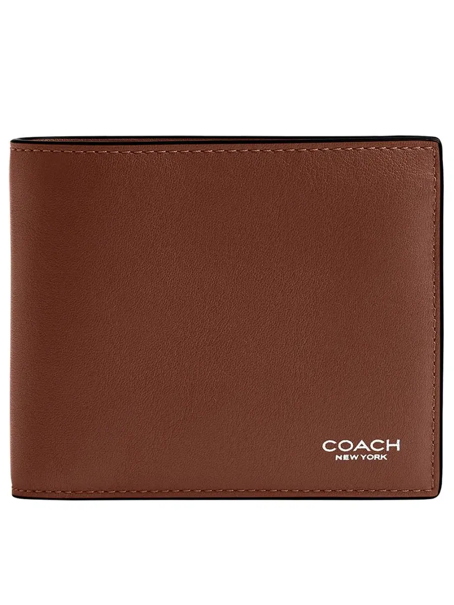 Мужской кожаный кошелек 3-в-1 Coach