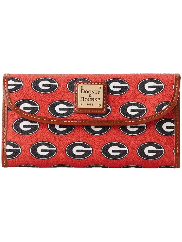 Женский континентальный кошелек Georgia Bulldogs Dooney & Bourke — красный