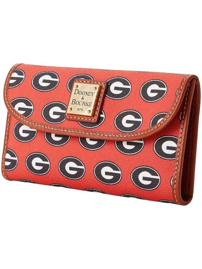 Женский континентальный кошелек Georgia Bulldogs Dooney & Bourke — изображение 4 из 4, красный
