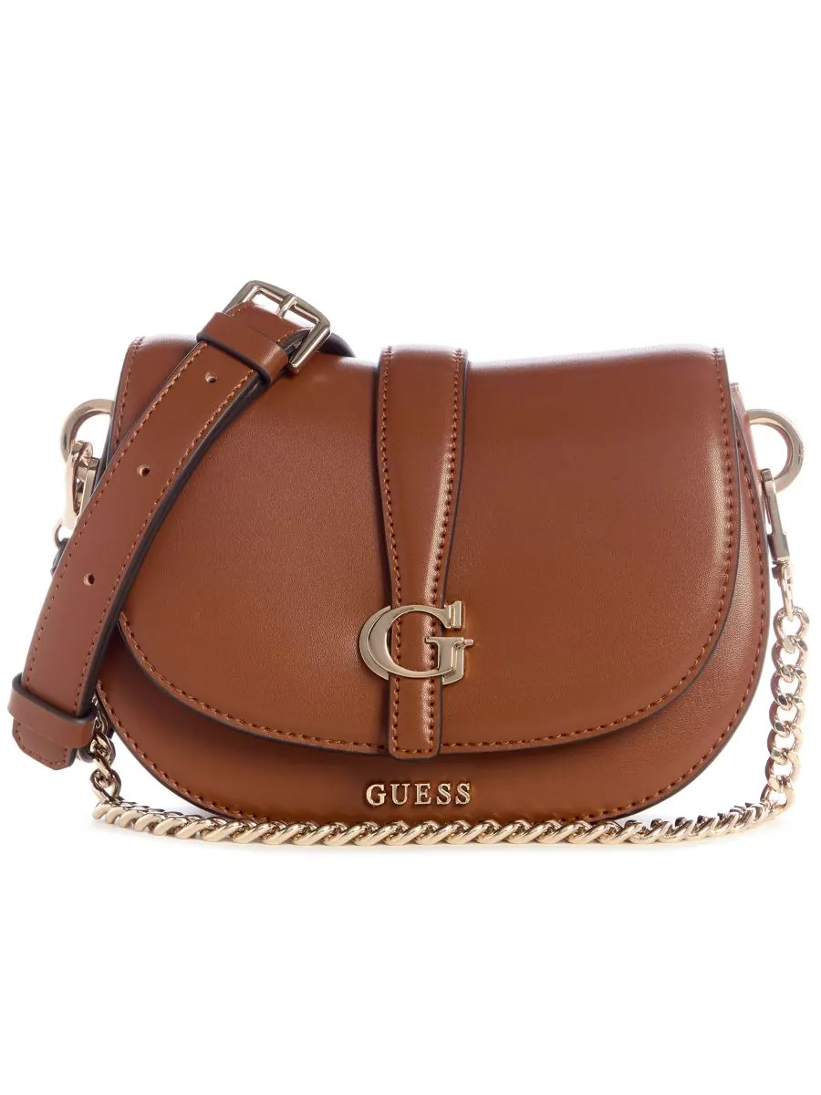 Мини-сумка через плечо Guess Carrie с клапаном