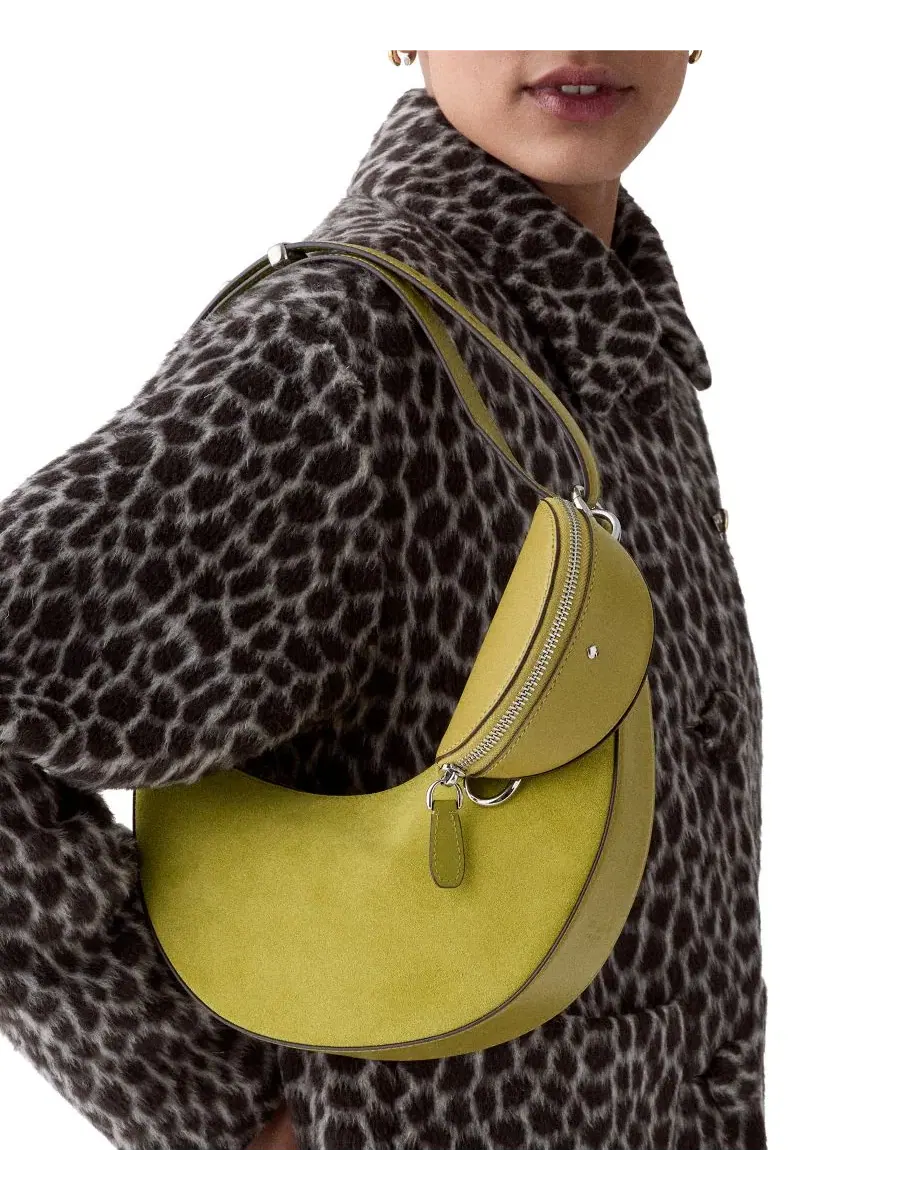 Небольшая кроссбоди-сумка Duo Suede kate spade new york — изображение 13 из 15, зеленый