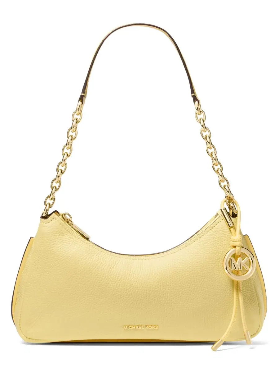 Сумка женская средняя клатч 100% кожа Michael Kors Nolita Chain Pouchette — изображение 1 из 3, желтый