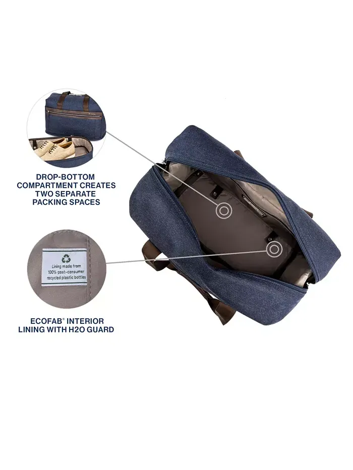 Сумка Platinum Elite Drop-Bottom Weekender Travelpro — изображение 12 из 12, темно-синий