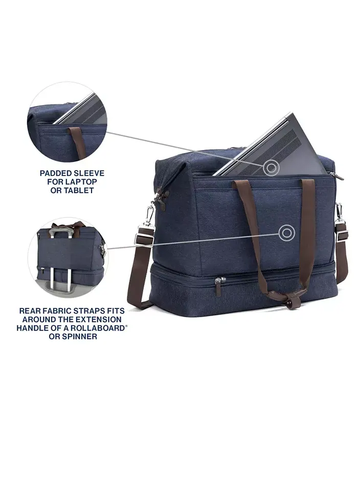 Сумка Platinum Elite Drop-Bottom Weekender Travelpro — изображение 10 из 12, темно-синий