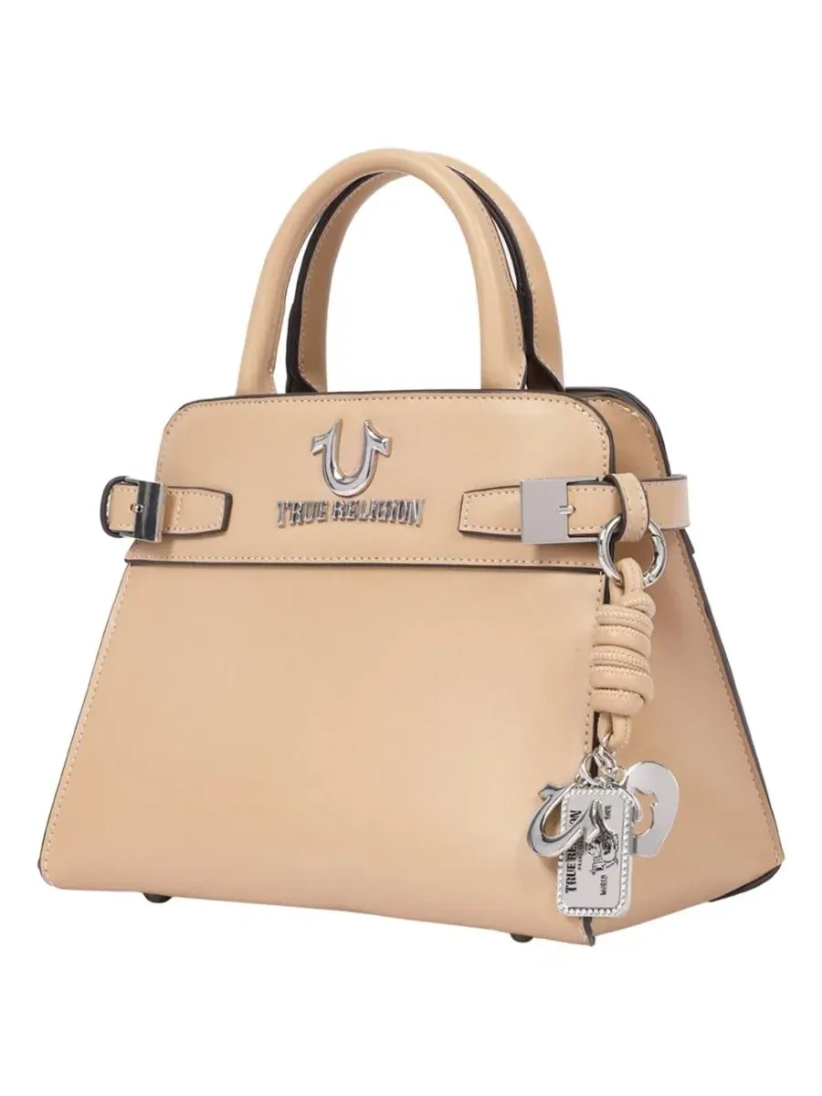 Сумка-шопер с поясным акцентом, Beckham Belted Tote True Religion — изображение 3 из 6, бежевый