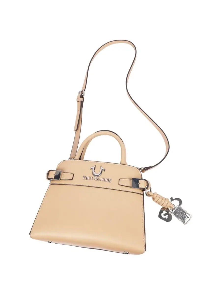 Сумка-шопер с поясным акцентом, Beckham Belted Tote True Religion — изображение 6 из 6, бежевый