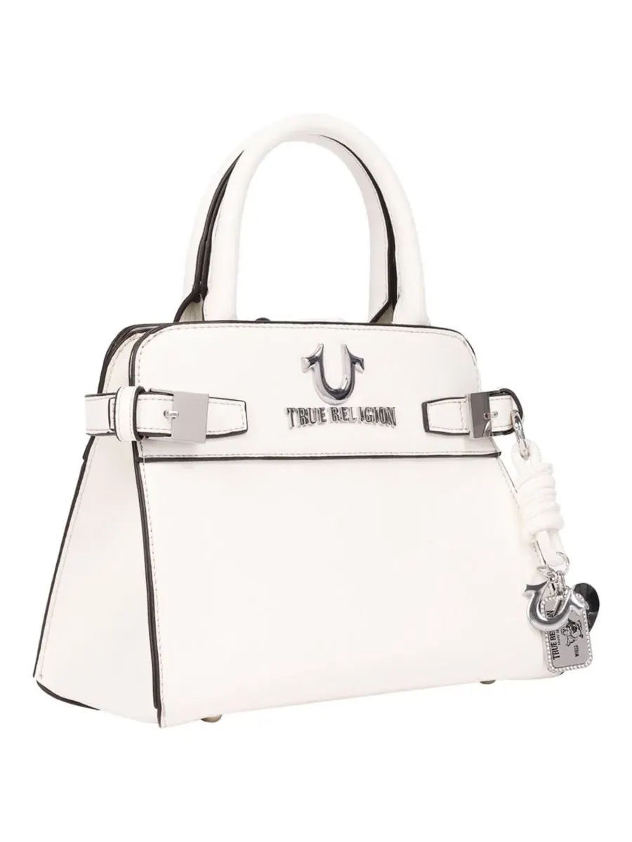 Сумка-шопер с поясными акцентами Beckham Belted Tote True Religion — изображение 2 из 6, белый