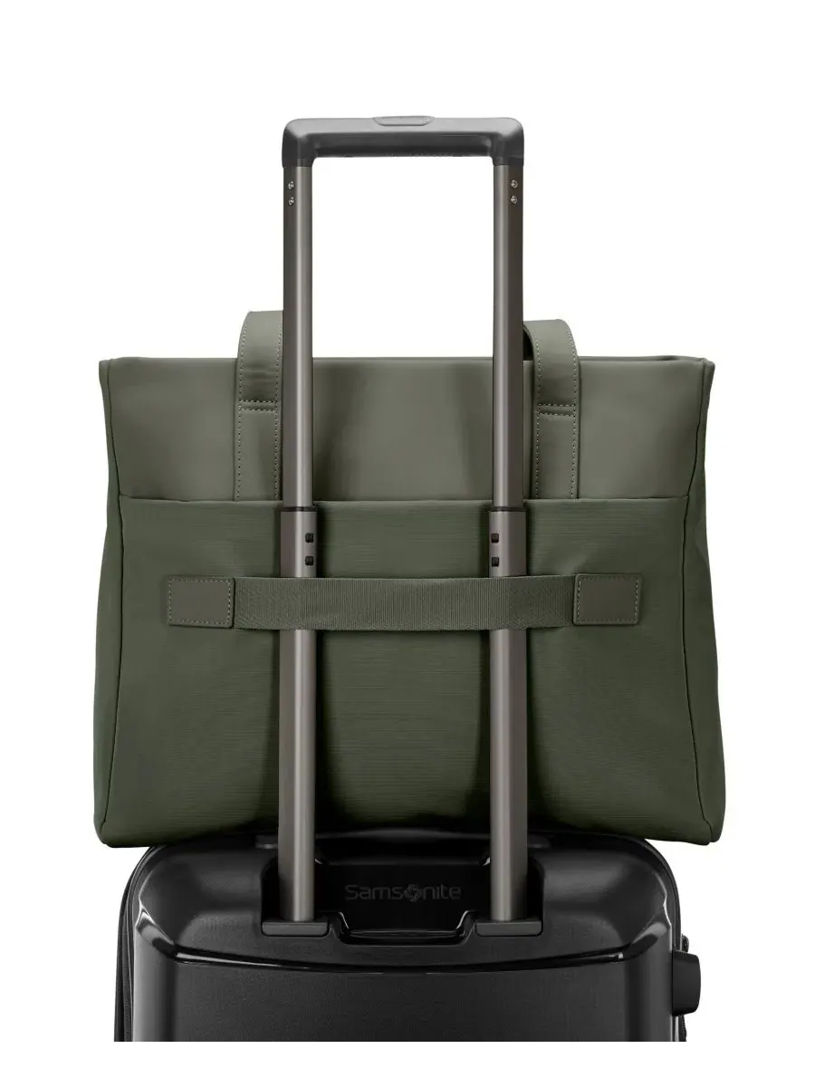 Сумка-шоппер Better Than Basic 38 см Samsonite — изображение 7 из 15, оливковый