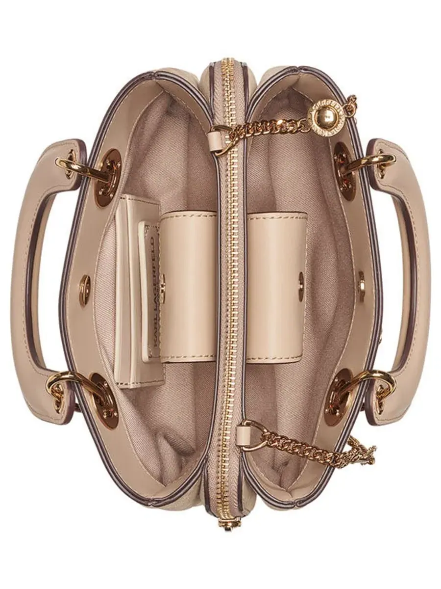Сумка через плечо с цепочкой, 100% кожа, Benoite Suede Small Shoulder Handbag KARL LAGERFELD PARIS — изображение 4 из 5