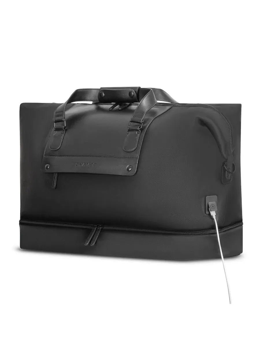 Дорожная сумка Onyx Collection с USB-портом Champs — изображение 5 из 11, черный