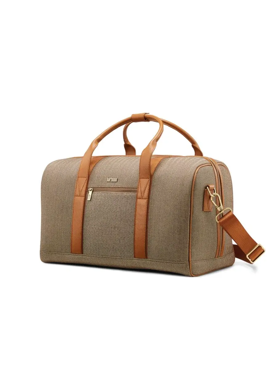 Дорожная сумка Hartmann Herringbone DLX 19" Duffel, Terracotta Herringbone — без цвета