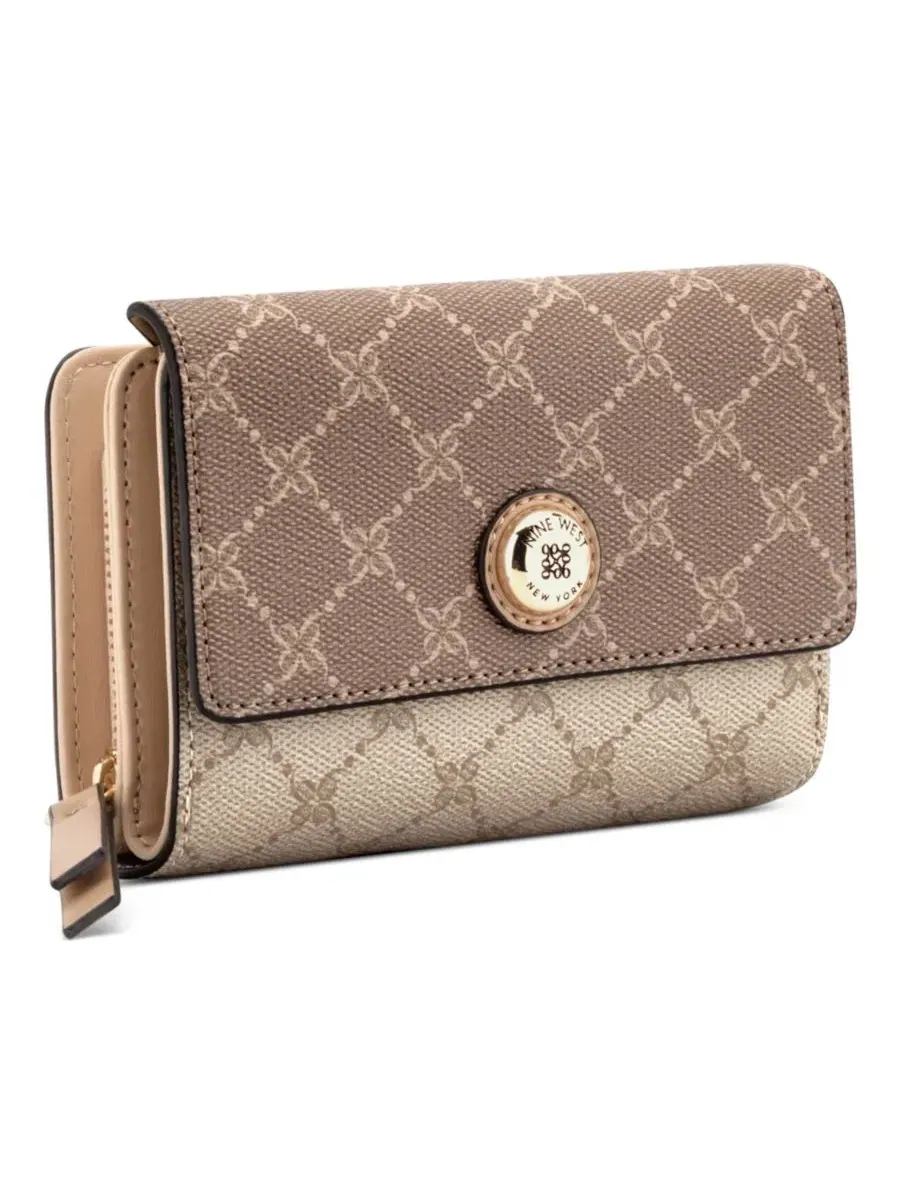 Мини-кошелек Trista French Mini Wallet Nine West — изображение 3 из 4, сиенна