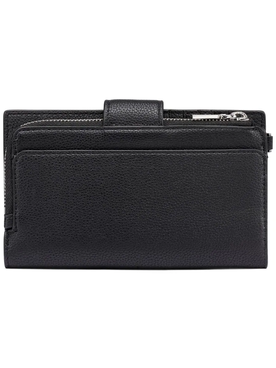 Кошелек-клатч Lilah Snap Closure Flap Mini DKNY — изображение 2 из 5, черный