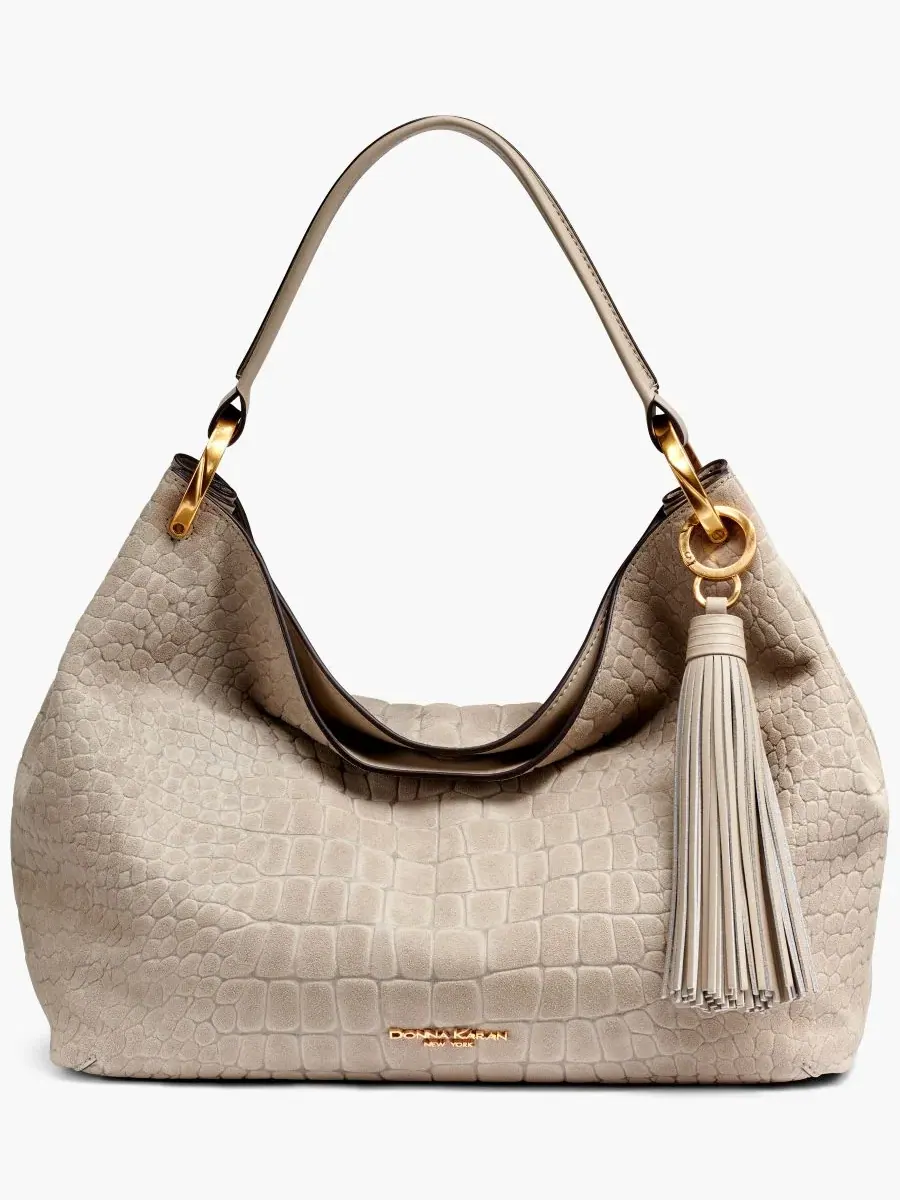 Сумка через плечо Glenwood Croco Suede Extra Large Donna Karan New York