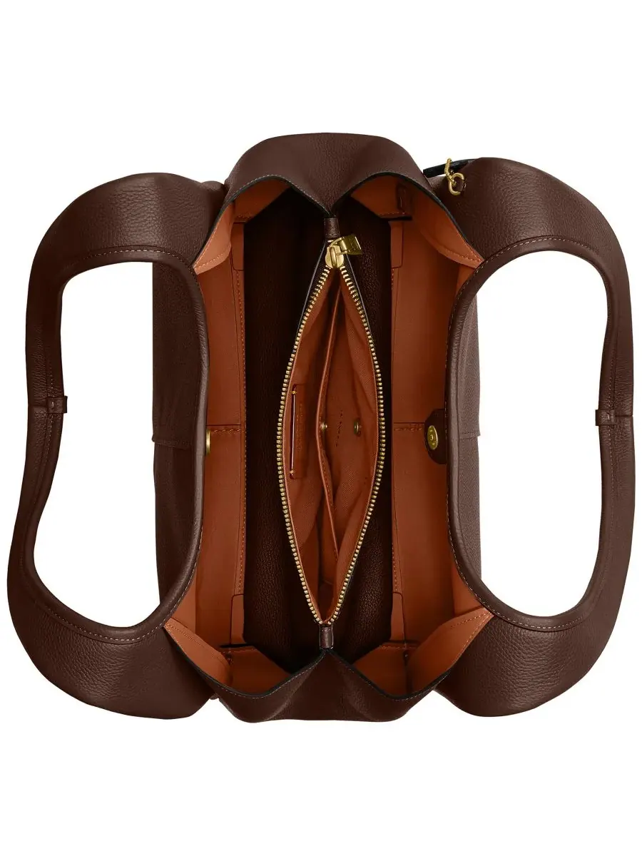 Сумка через плечо Lana Medium из зернистой кожи COACH — изображение 4 из 6, зеленый