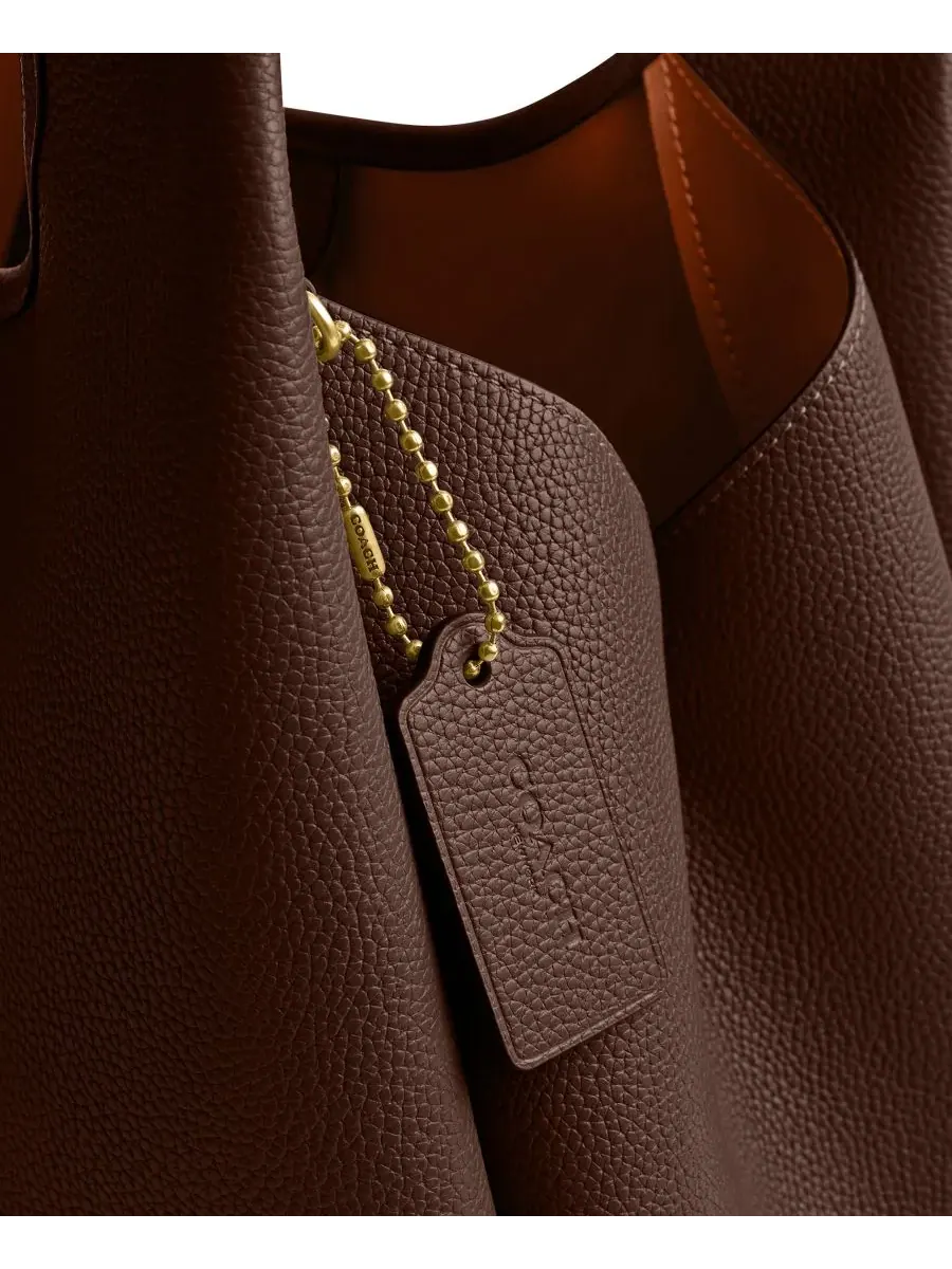 Сумка через плечо Lana Medium из зернистой кожи COACH — изображение 5 из 6, зеленый
