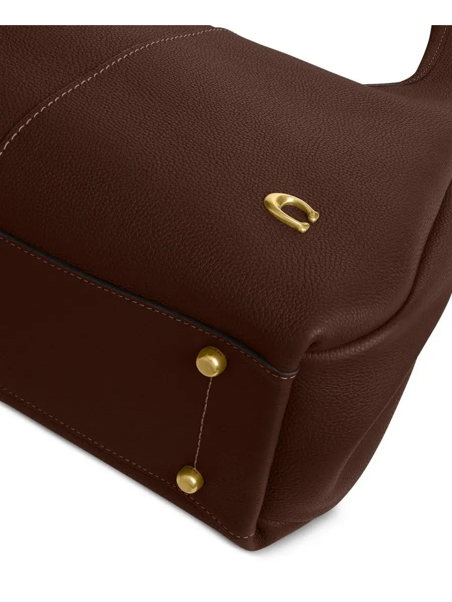 Сумка через плечо Lana Medium из зернистой кожи COACH — изображение 6 из 6, зеленый