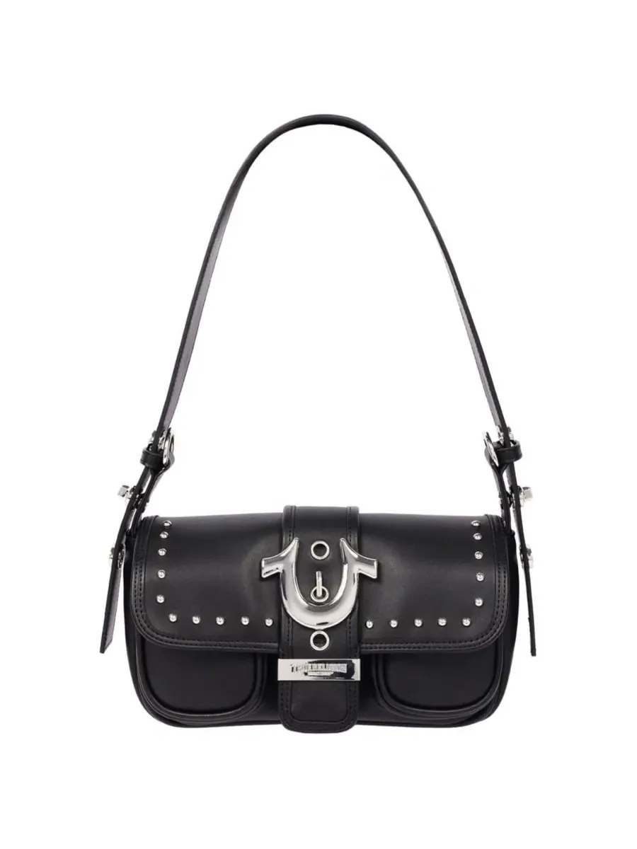 Сумка через плечо с заклепками Smooth Moto True Religion
