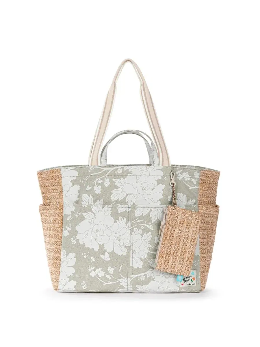 Сумка-шопер Cassia Beach Tote Sakroots — изображение 1 из 3, фиолетовый