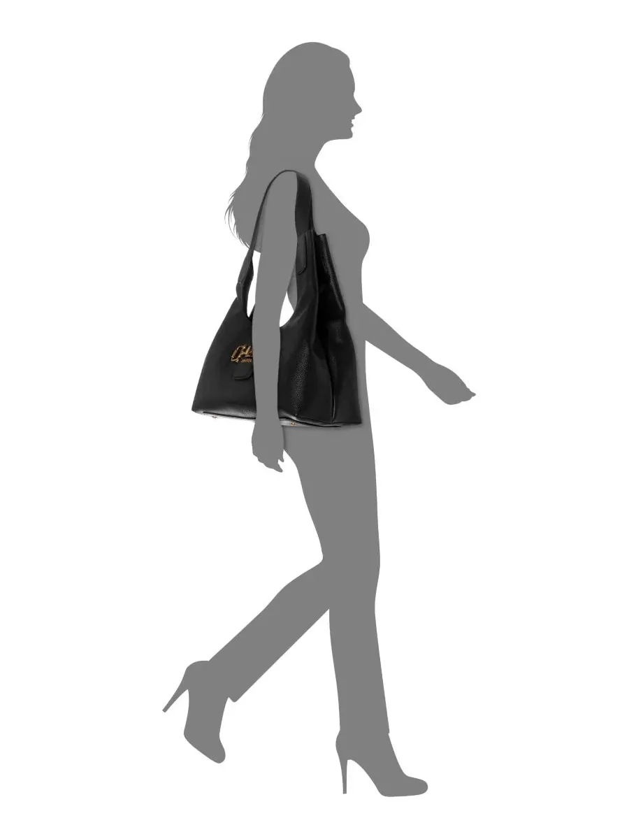 Сумка-хобо среднего размера с плечевым ремнем Sunset Medium Hobo GUESS — 5