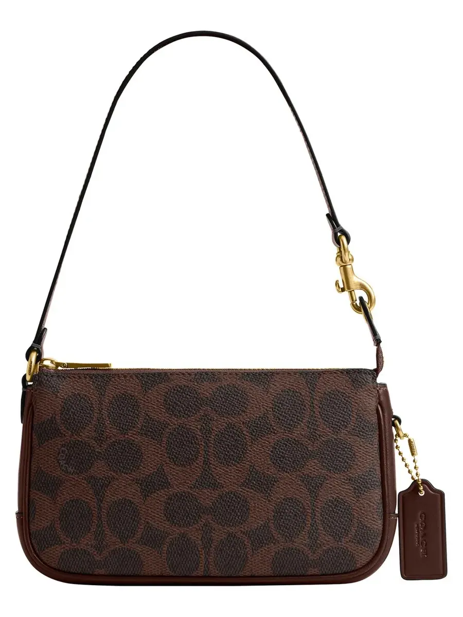 Сумка COACH Plaza Mini Signature Canvas Slim Shoulder Bag 18