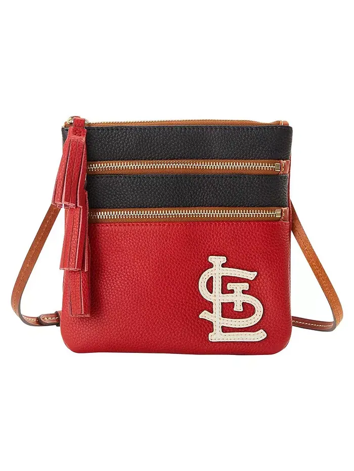 Женская поясная сумка St. Louis Cardinals Infield Triple Zip Dooney & Bourke — изображение 4 из 4