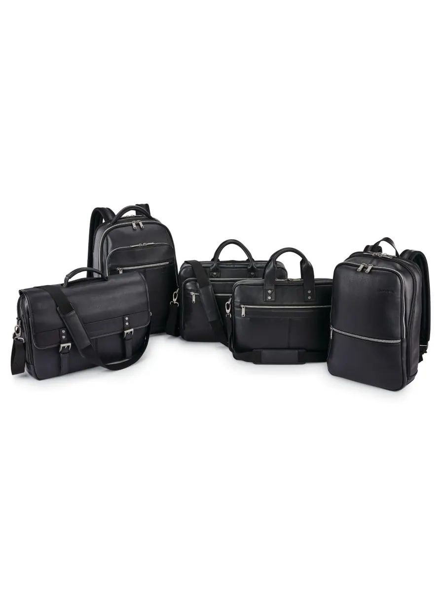 Классические кожаные узкие трусы Samsonite — изображение 6 из 6, черный