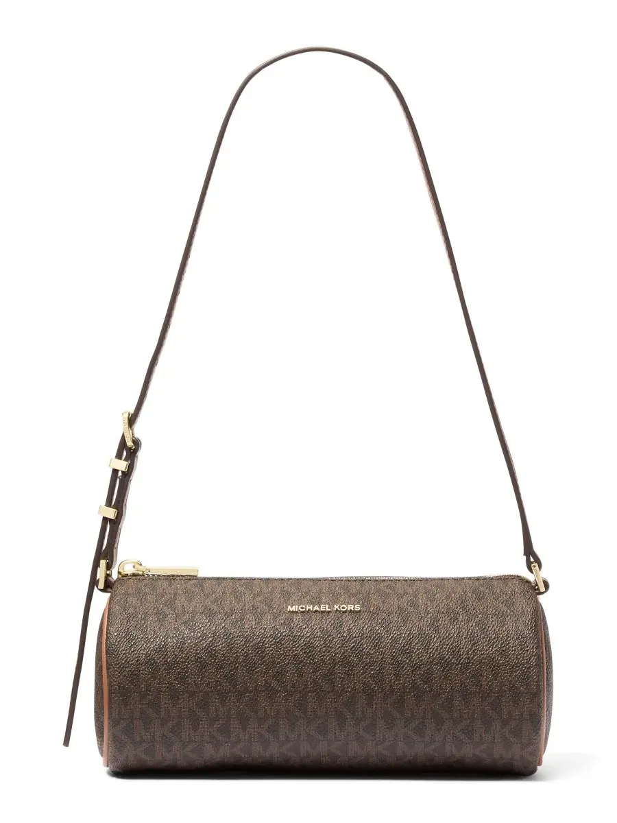 Сумка женская малая клатч Michael Kors Izzy Barrel Pouchette Acorn