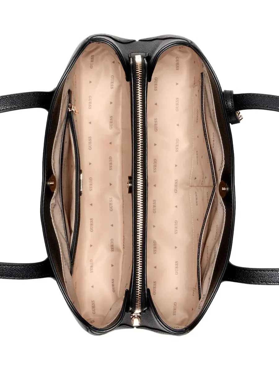 Большая сумка-сатчел Bethany Large Satchel GUESS — изображение 3 из 4, черный