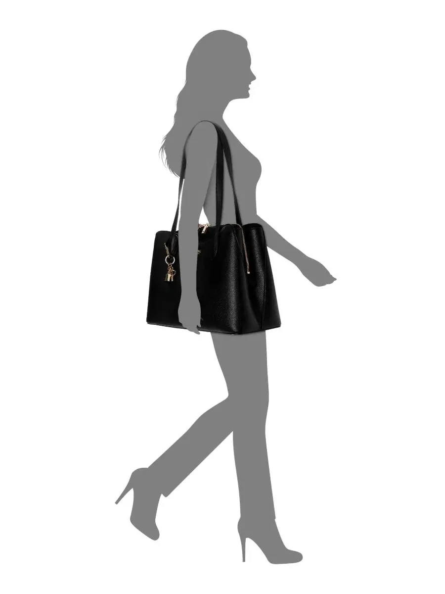 Большая сумка-сатчел Bethany Large Satchel GUESS — изображение 4 из 4, черный