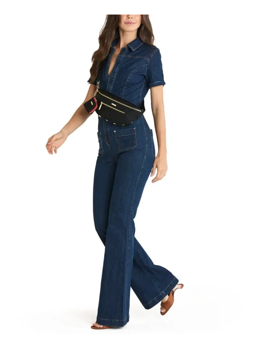 Поясная сумка Charles Belt Small Crossbody Hammitt — изображение 6 из 7, черный/золотистый