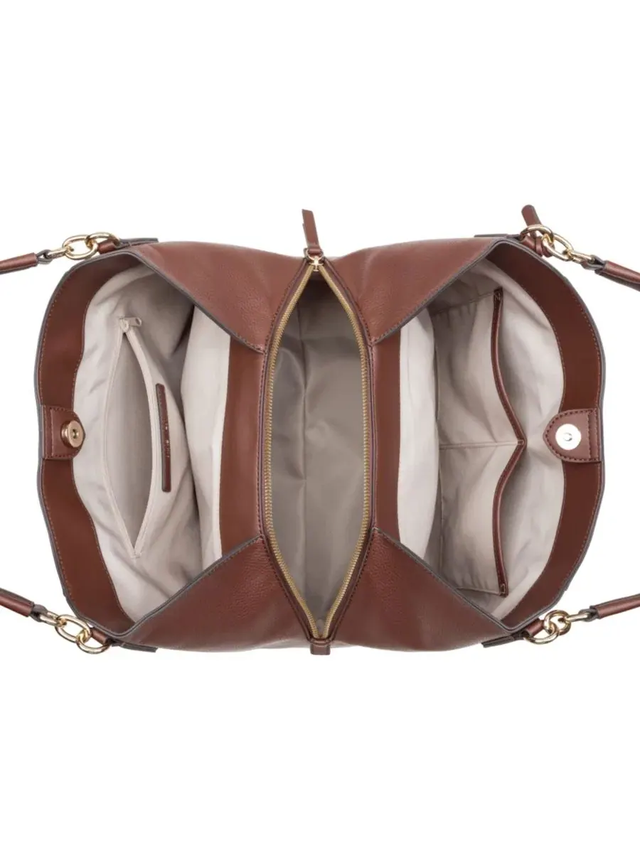 Сумка-шоппер Deacon Triple Compartment Large Shoulder Bag Nine West — изображение 4 из 5, орех
