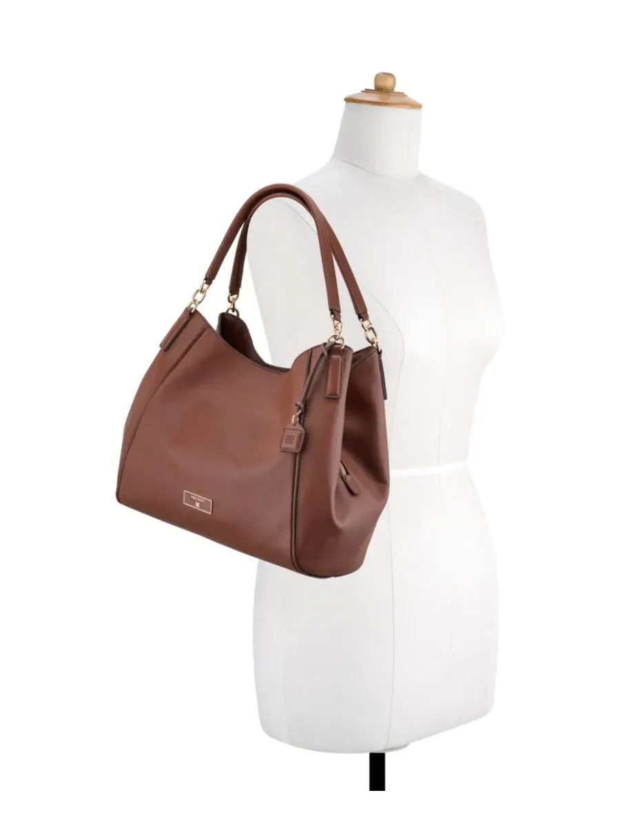 Сумка-шоппер Deacon Triple Compartment Large Shoulder Bag Nine West — изображение 5 из 5, орех