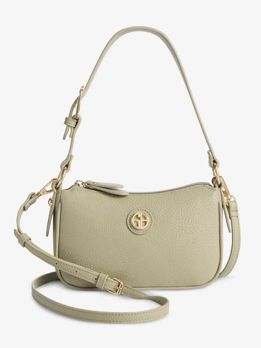 Мини-сумка Giani Bernini Pebble Baguette, Lemon Pepp