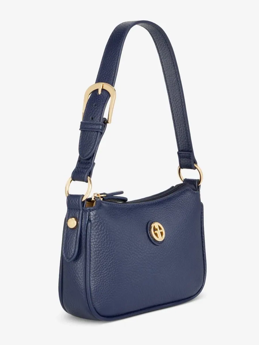 Мини-сумка-багет Pebble Baguette Giani Bernini — 3