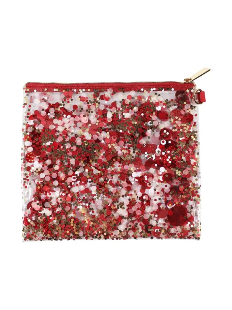 Packed Party Косметичка Spirit Squad Confetti Everything Pouch для женщин (красная) — изображение 2 из 3, красный