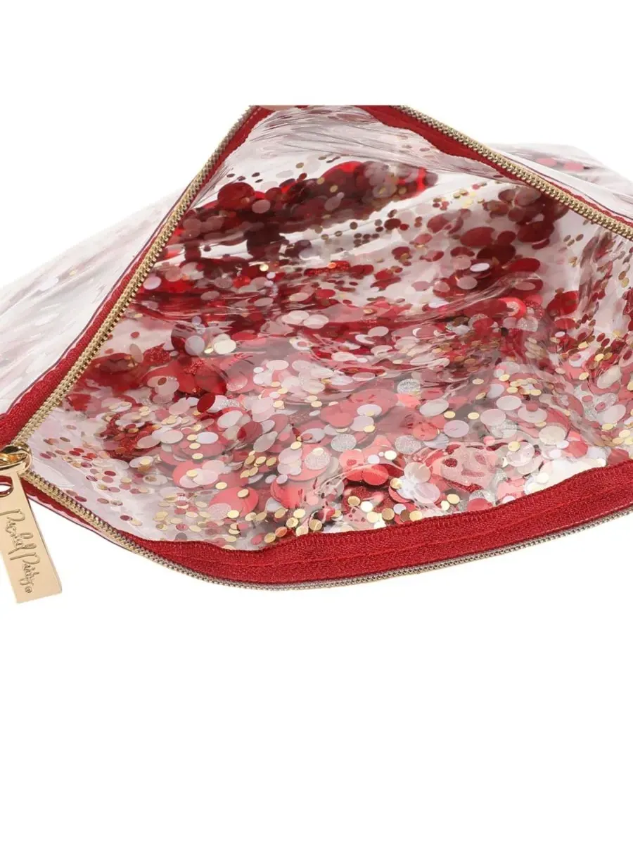 Packed Party Косметичка Spirit Squad Confetti Everything Pouch для женщин (красная) — изображение 3 из 3, красный