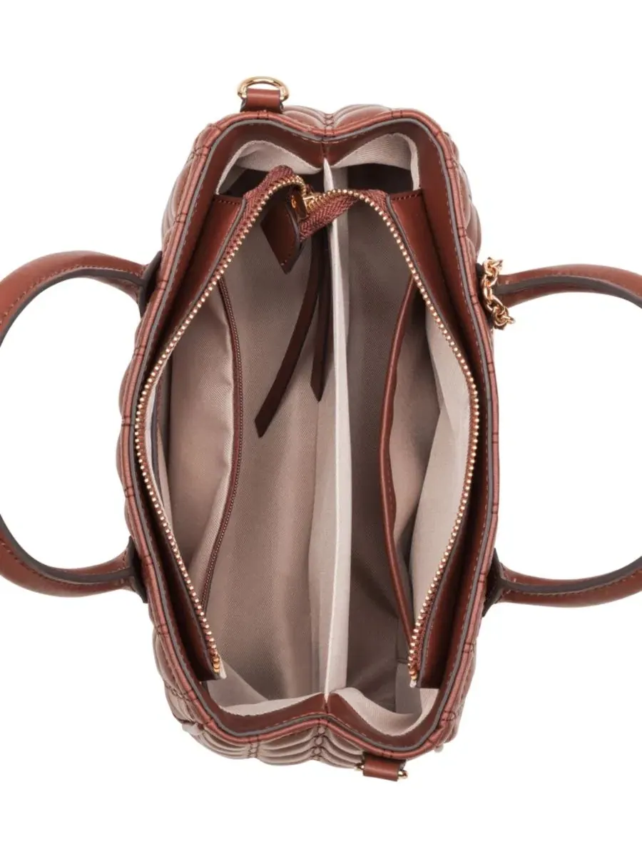 Небольшая сумка-сатчел с цепочкой Wrenly Nine West — изображение 5 из 5, орех