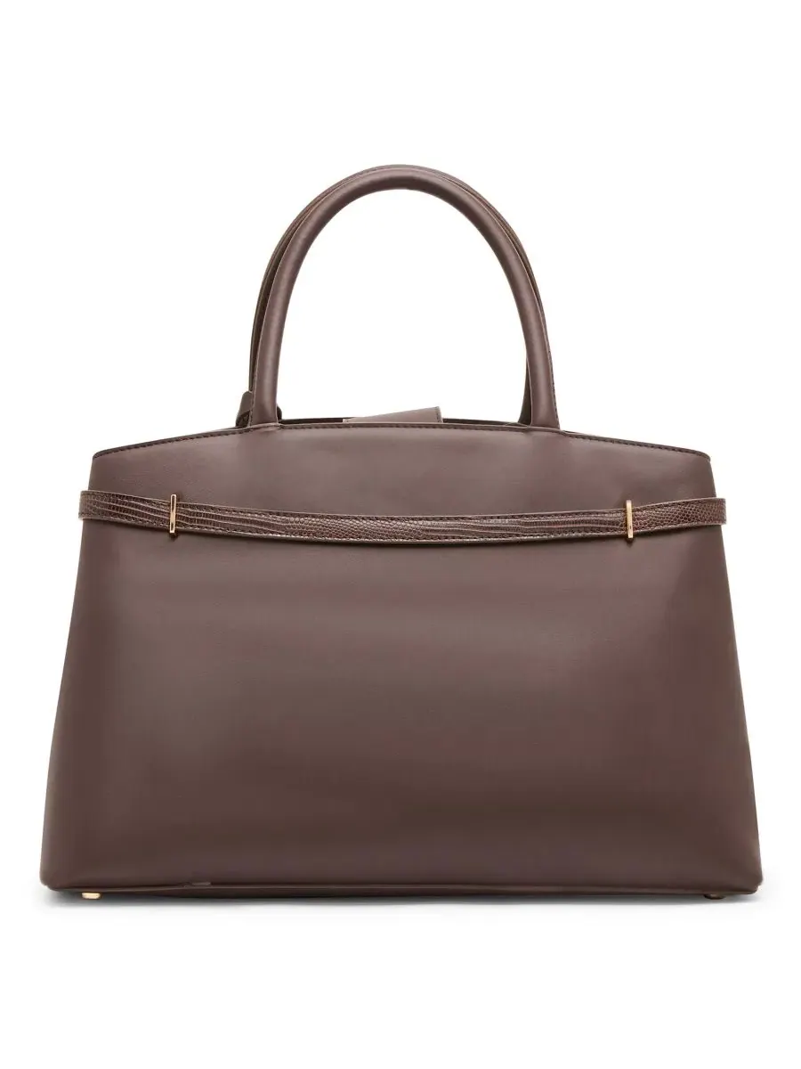 Сумка-шопер с ручками Anne Klein — изображение 2 из 6, коричневый