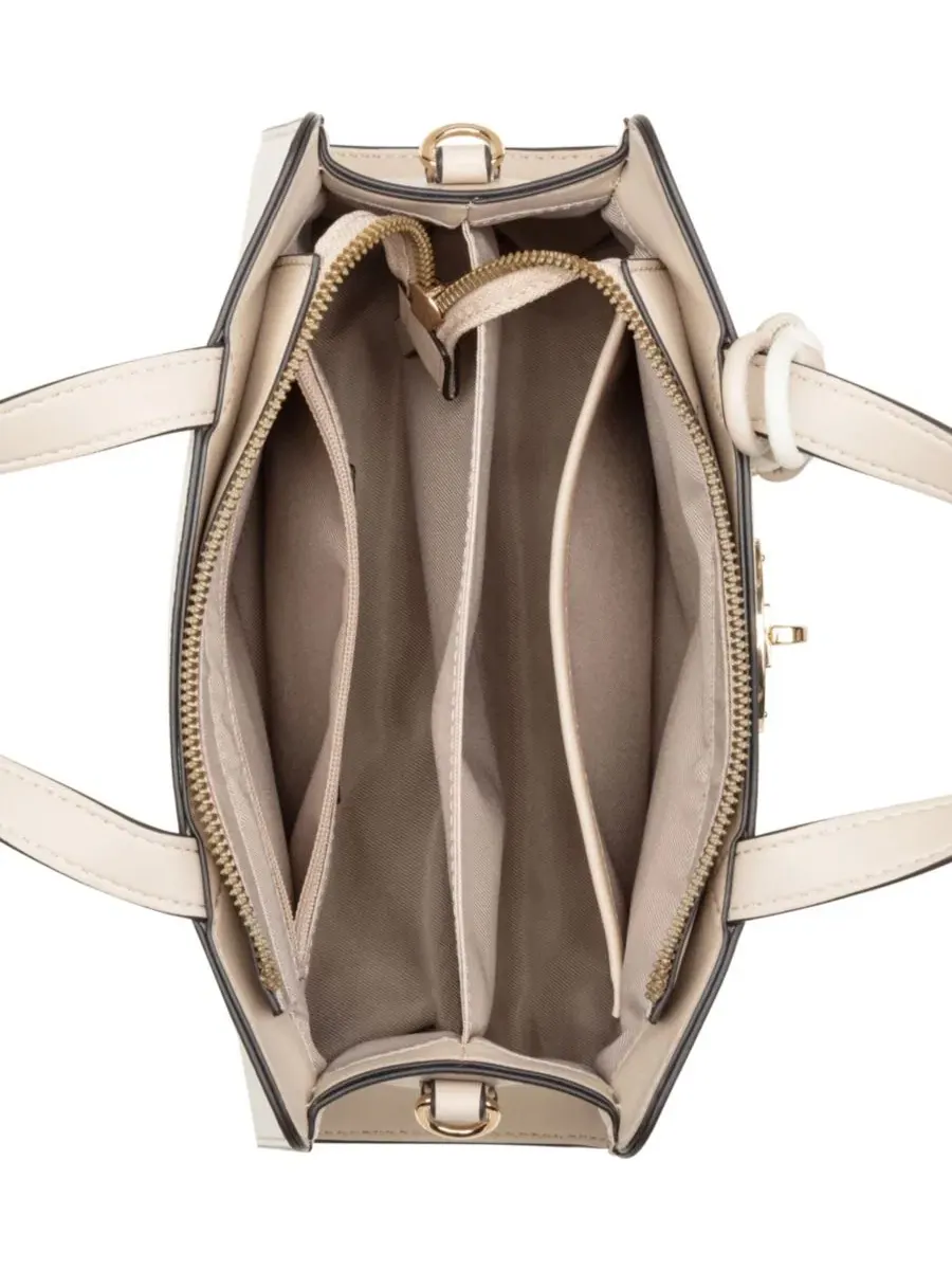 Мини-сэтчел кроссбоди Khora East West Small Satchel Crossbody Bag Nine West — изображение 5 из 5, кремовый бежевый