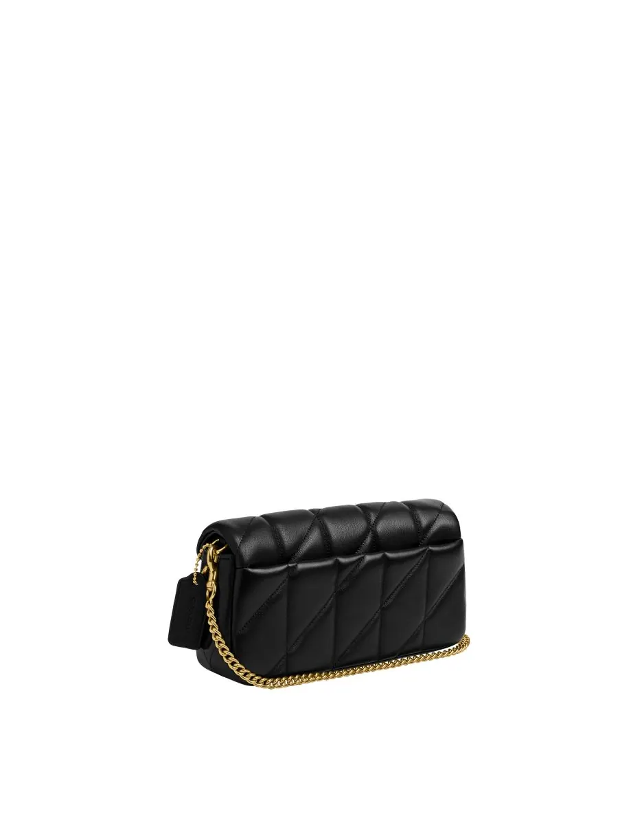 Стеганая мини-сумка через плечо COACH с цепочкой — 6